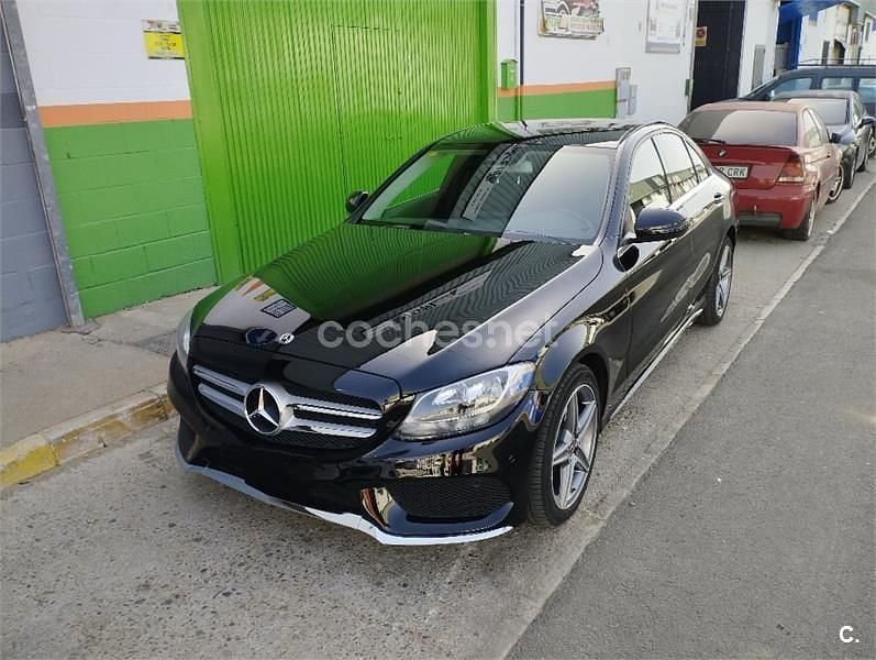 Usado Mercedes C200 136 CV (100 kW) 2017 Negro Berlina