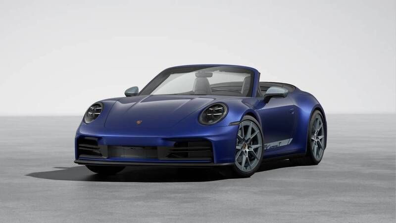 Azul gentian metalizado Nuevo 2024 Porsche 911 Carrera T Descapotable | 197.911 € (Buen precio) - Imagen 1/4