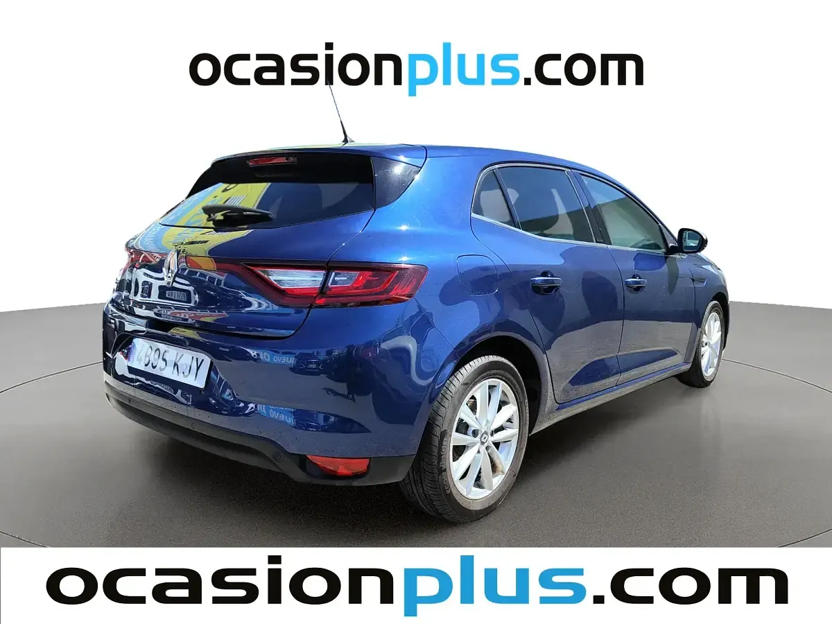 Usado Renault Mégane Intens 101 CV (74 kW) 2018 Azul Utilitario