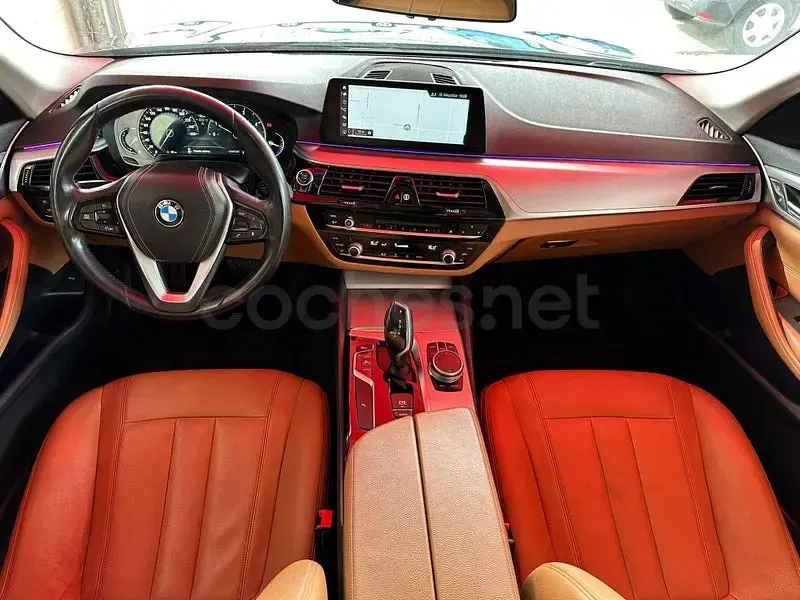 Usado BMW 520 Efficient Dynamics 190 CV (139 kW) 2018 Azul Berlina