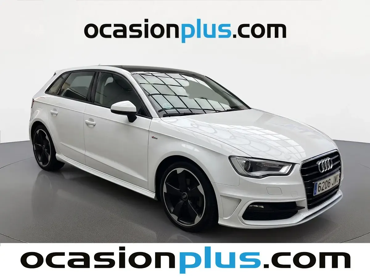Usado Audi A3 Sportback S-Line 110 CV (80 kW) 2016 Blanco Utilitario