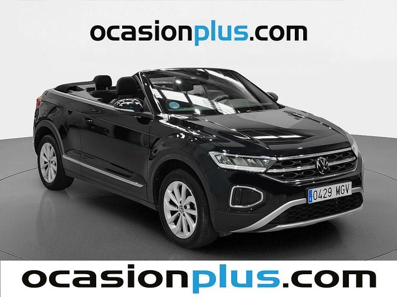 Usado VW T-Roc Cabriolet Style 150 CV (110 kW) 2023 Negro Descapotable