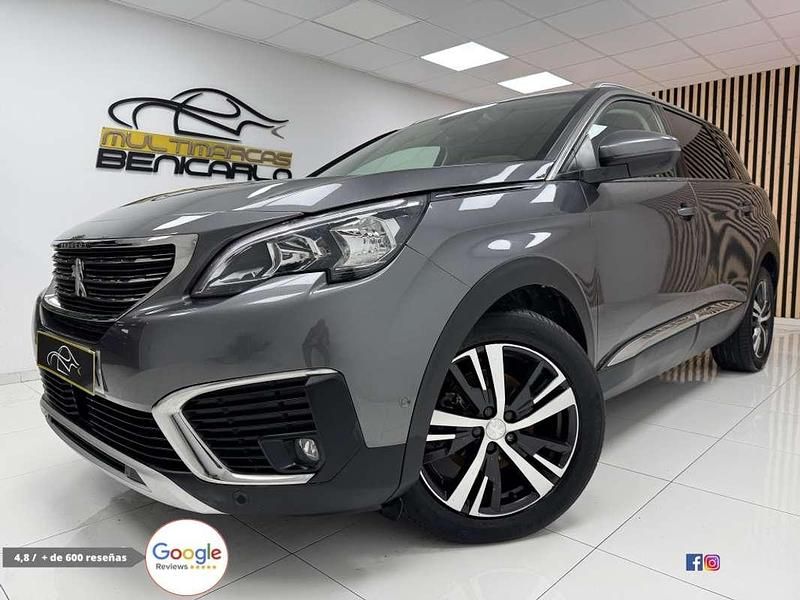 Gris Usado 2019 Peugeot 5008 Allure Monovolumen | 18.900 € (Un poco caro) - Imagen 1/4