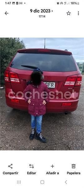 Usado Dodge Journey SXT 140 CV (102 kW) 2008 Rojo SUV