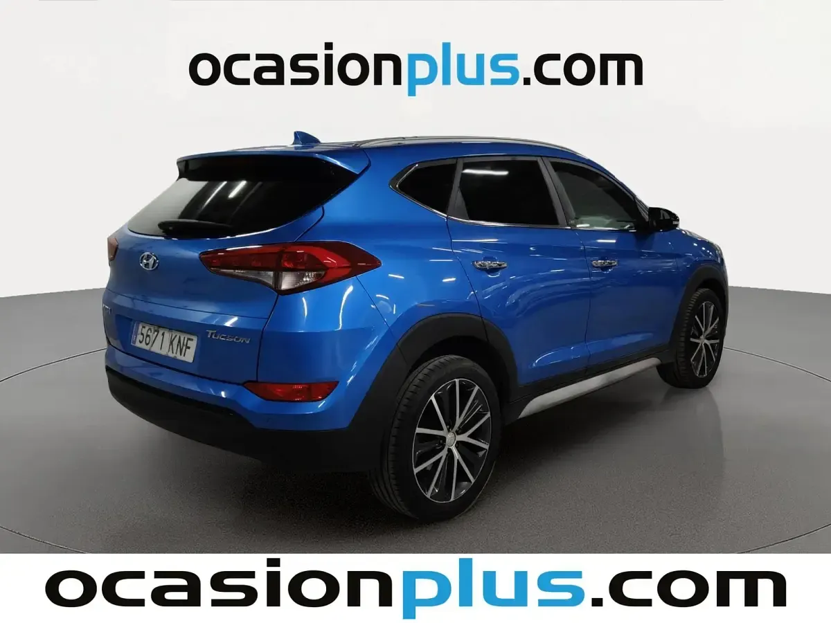 Usado Hyundai Tucson GO! 115 CV (84 kW) 2018 Azul SUV