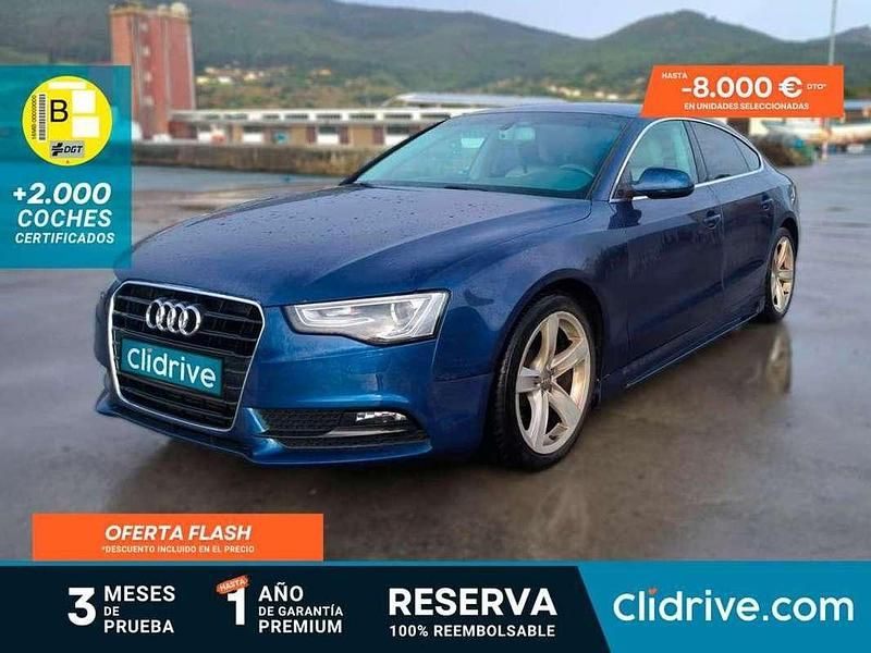 Azul Usado 2013 Audi A5 Sportback Premium Utilitario | 14.390 € (Precio justo) - Imagen 1/3