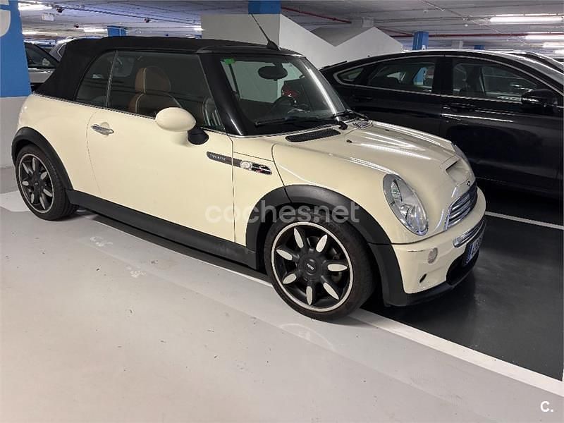 Beige Usado 2007 Mini Cooper S Cabriolet Descapotable | 9900 € (Precio justo) - Imagen 1/4