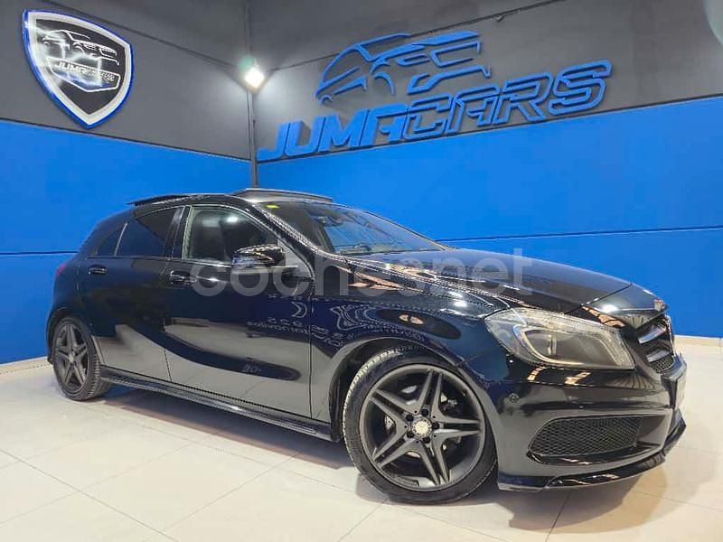 Negro Usado 2015 Mercedes A200 AMG line Berlina | 17.490 € (Precio justo) - Imagen 1/4