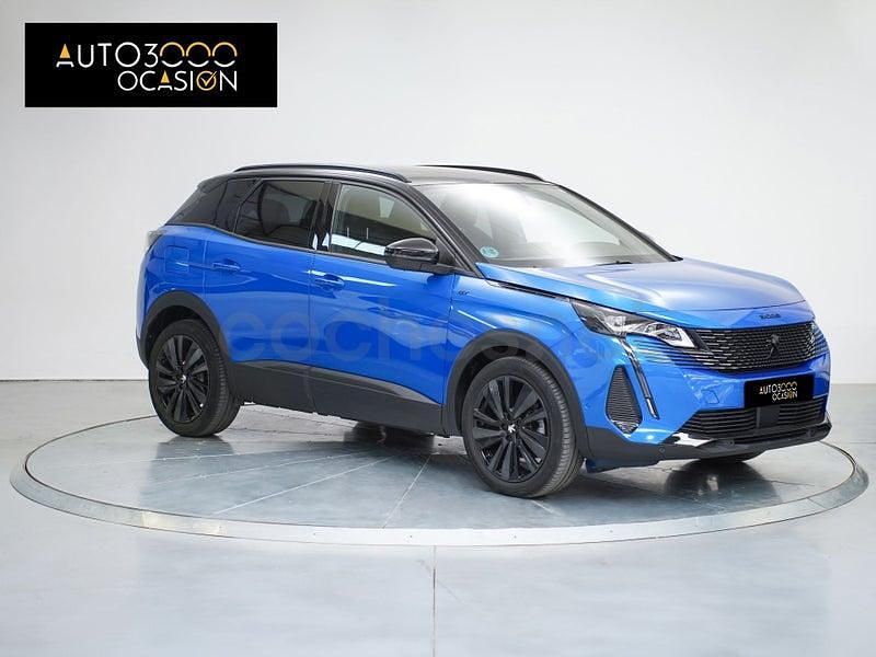 Usado Peugeot 3008 GT 130 CV (95 kW) 2022 Azul SUV