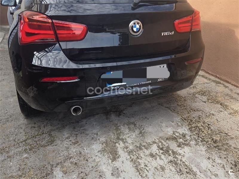 Usado BMW 116 Efficient Dynamics 116 CV (85 kW) 2016 Negro Utilitario