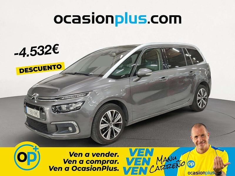 Usado Citroën C4 PureTech 130 CV (95 kW) 2018 Gris Monovolumen