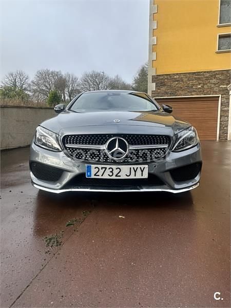 Usado Mercedes C220 170 CV (125 kW) 2017 Gris / plata Coupe
