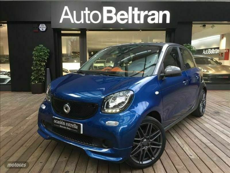 Usado Smart ForFour Passion 90 CV (66 kW) 2017 Azul Utilitario