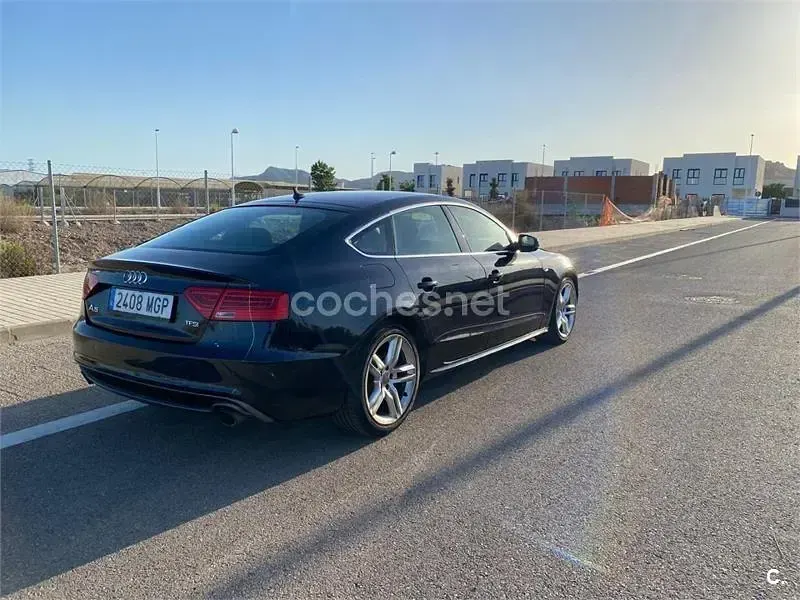 Usado Audi A5 Sportback S-Line 170 CV (125 kW) 2014 Negro Utilitario