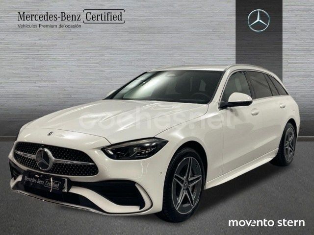 Blanco Usado 2024 Mercedes C300e AMG line Familiar | 59.800 € (Caro) - Imagen 1/3