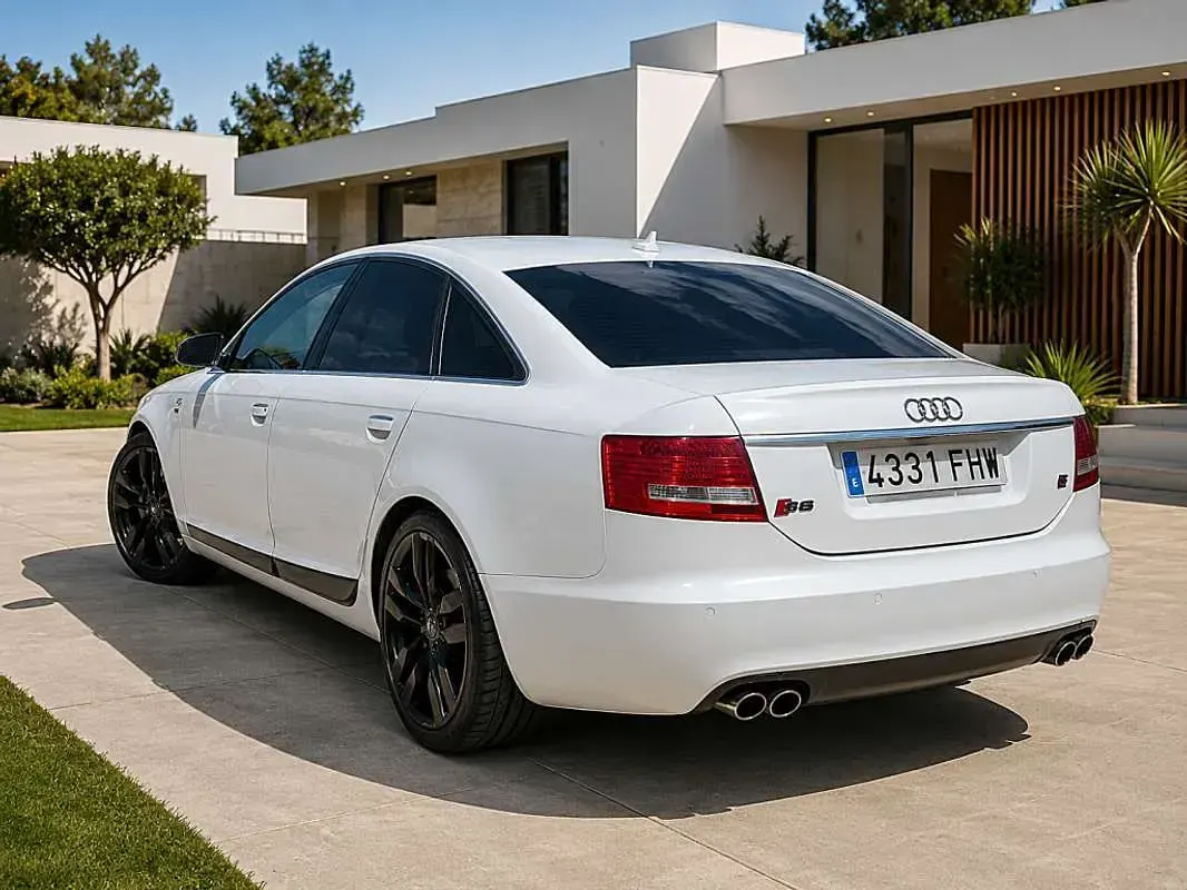 Usado Audi S6 435 CV (319 kW) 2006 Blanco Berlina