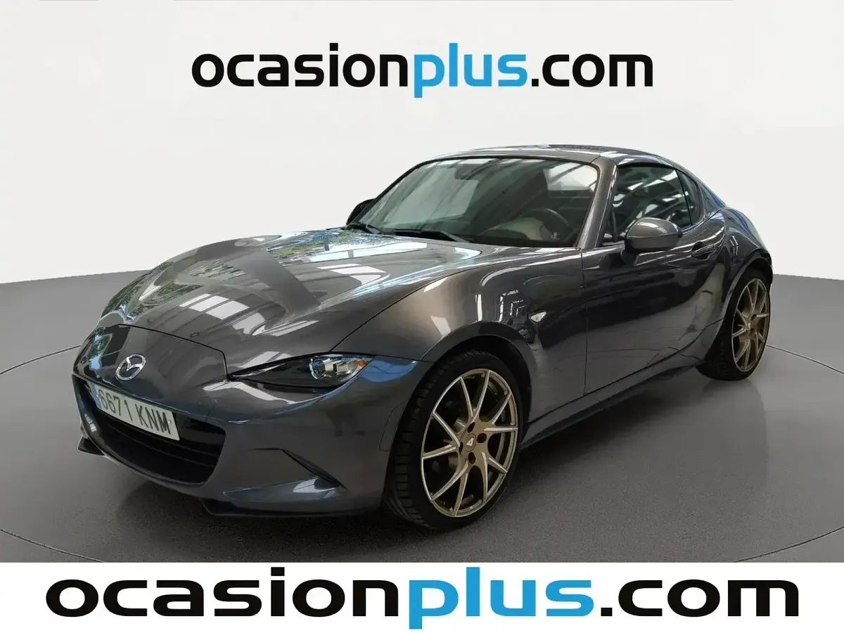 Usado Mazda MX5 132 CV (97 kW) 2018 Gris Descapotable