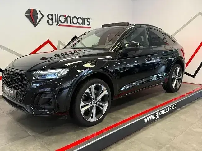 Usado Audi Q5 S-Line 204 CV (150 kW) 2021 Negro SUV