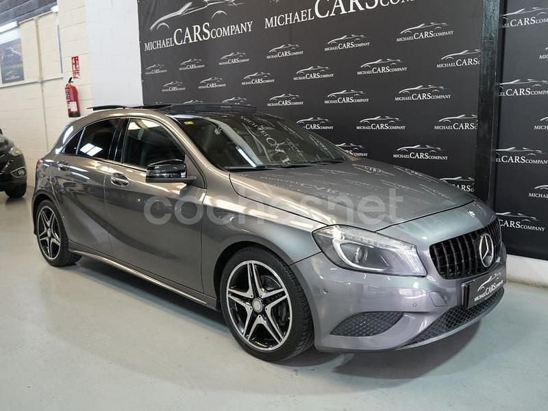 Gris / plata Usado 2015 Mercedes A200 AMG line Berlina | 18.800 € (Precio justo) - Imagen 1/4