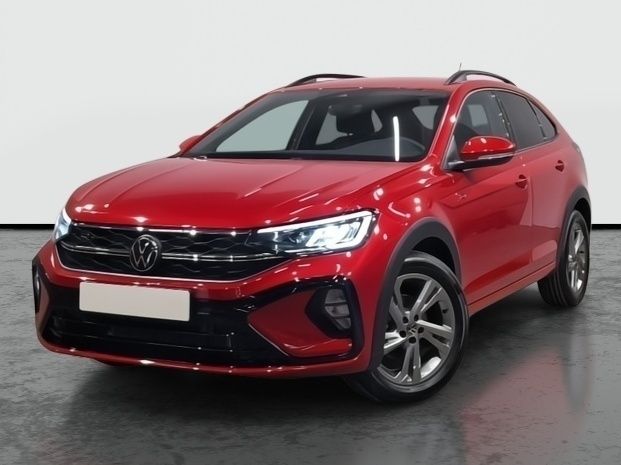 Rojo intenso metalizado Usado 2025 VW Taigo R-line SUV | 23.990 € (Buen precio) - Imagen 1/4