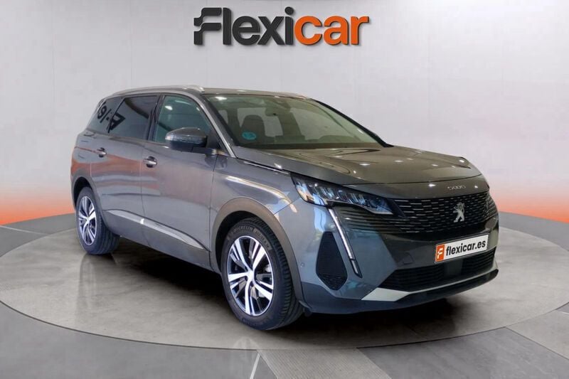 Gris Usado 2021 Peugeot 5008 Allure Monovolumen | 19.460 € (Super precio) - Imagen 1/4