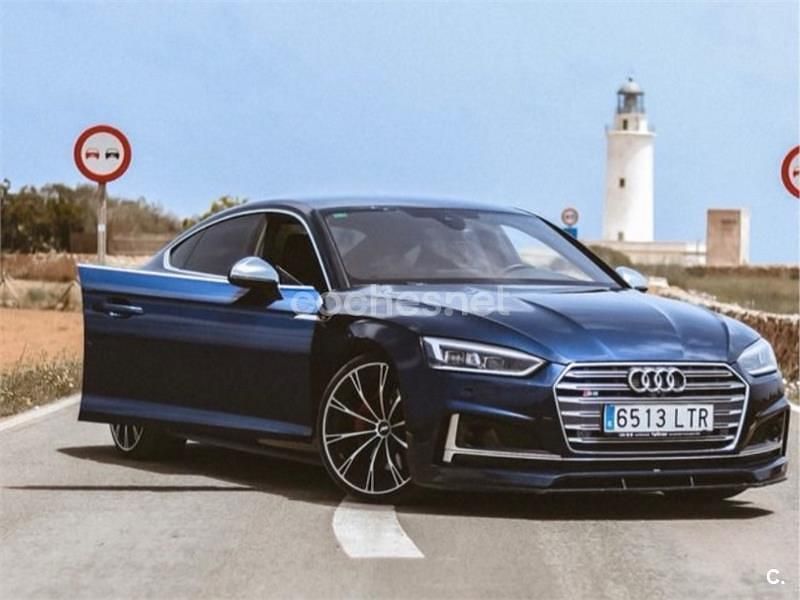 Usado Audi A5 Sportback 354 CV (260 kW) 2017 Azul Utilitario