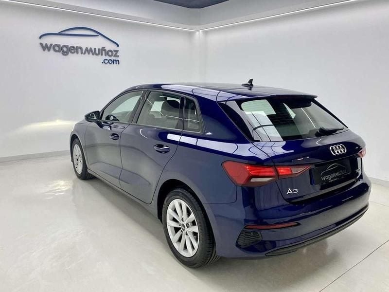 Usado Audi A3 Sportback 150 CV (110 kW) 2020 Azul Utilitario