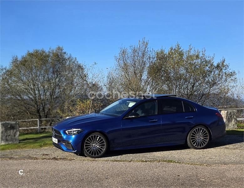 Usado Mercedes C200 204 CV (150 kW) 2025 Azul Berlina