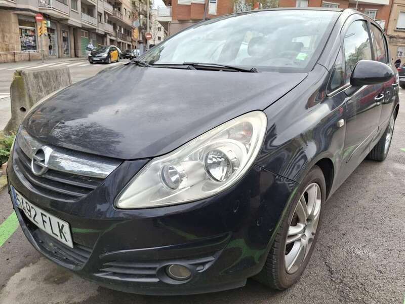 Negro Usado 2007 Opel Corsa Enjoy Utilitario | 3500 € (Precio justo) - Imagen 1/4