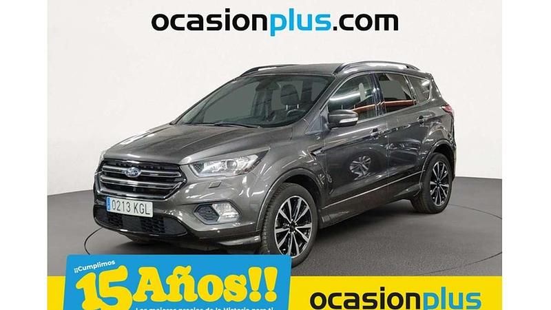 Gris Usado 2017 Ford Kuga ST-Line SUV | 13.690 € (Precio justo) - Imagen 1/4