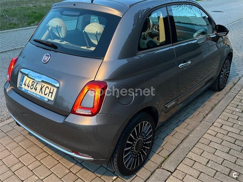 Usado Fiat 500 Lounge 69 CV (50 kW) 2017 Gris / plata Berlina