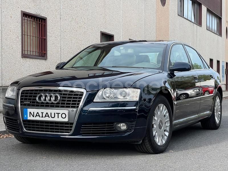 Azul Usado 2007 Audi A8 Berlina | 12.490 € (Precio justo) - Imagen 1/4