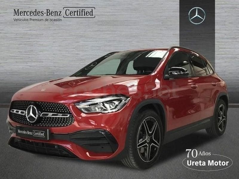 Usado Mercedes GLA200 150 CV (110 kW) 2021 Rojo SUV