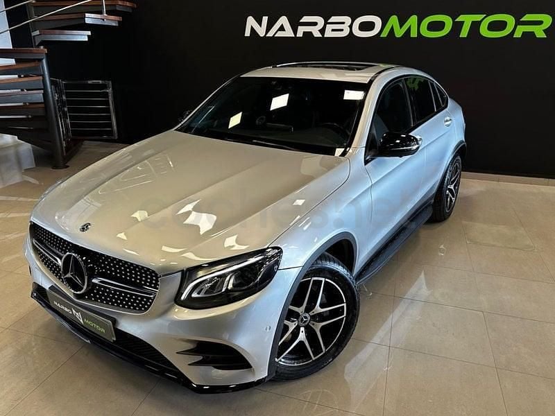 Usado Mercedes GLC220 194 CV (142 kW) 2020 Gris / plata Coupe
