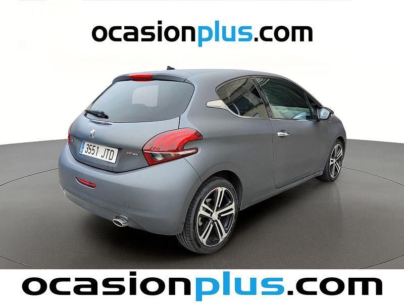 Usado Peugeot 208 GT-line 120 CV (88 kW) 2016 Gris Utilitario