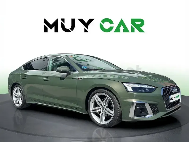 Usado Audi A5 Sportback S-Line 163 CV (119 kW) 2020 Verde Utilitario
