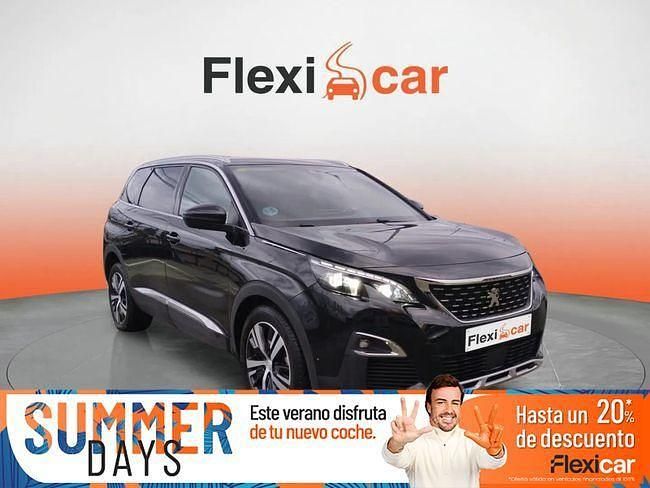Negro Usado 2020 Peugeot 5008 GT-line Monovolumen | 21.590 € (Precio justo) - Imagen 1/4