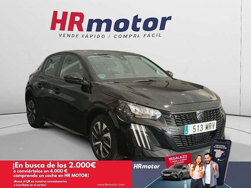 Negro Usado 2024 Peugeot 208 Active Utilitario | 14.390 € (Precio justo) - Imagen 1/4