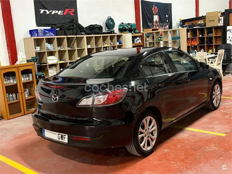 Usado Mazda 3 Style 105 CV (77 kW) 2010 Negro Berlina
