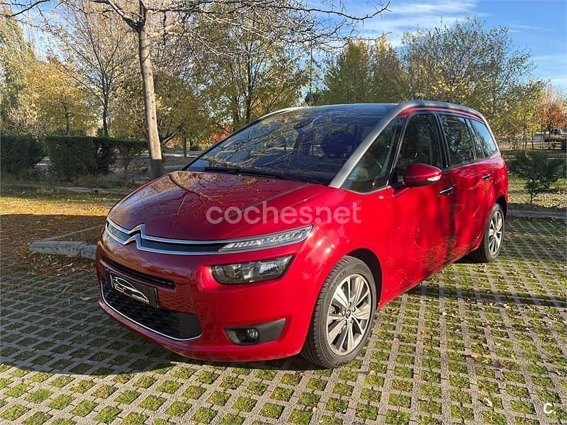 Rojo Usado 2014 Citroën Grand C4 Picasso Intensive Monovolumen | 9990 € (Precio justo) - Imagen 1/4