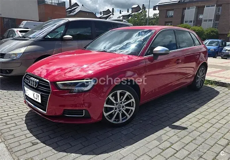 Brugt Audi A3 Sport 116 HK (85 kW) 2018 Rød Sedan