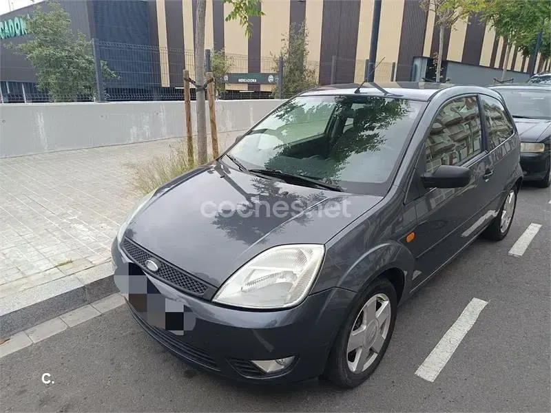 Usado Ford Fiesta 100 CV (73 kW) 2004 Negro Utilitario