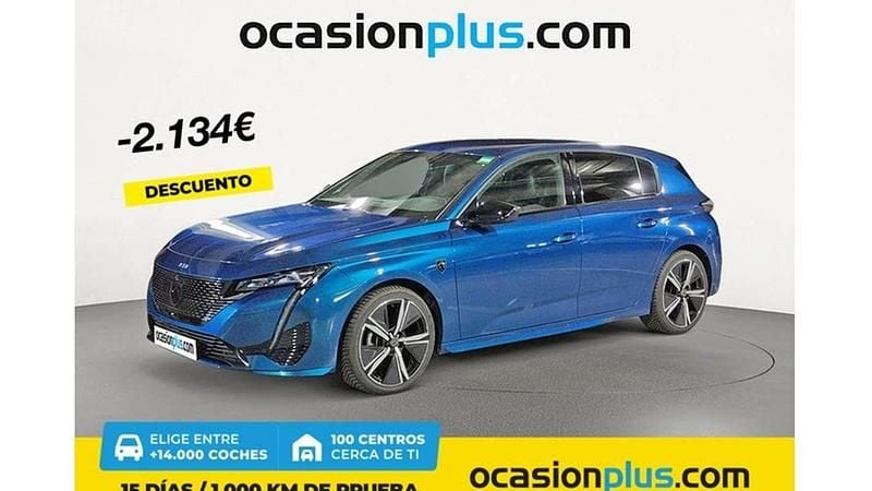 Azul Usado 2024 Peugeot 308 GT Utilitario | 21.346 € (Super precio) - Imagen 1/3