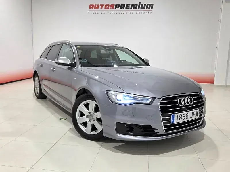 Usado Audi A6 S-Line 190 CV (139 kW) 2016 Gris / plata Familiar