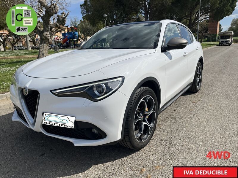 Blanco Usado 2020 Alfa Romeo Stelvio Ti SUV | 26.500 € (Buen precio) - Imagen 1/4