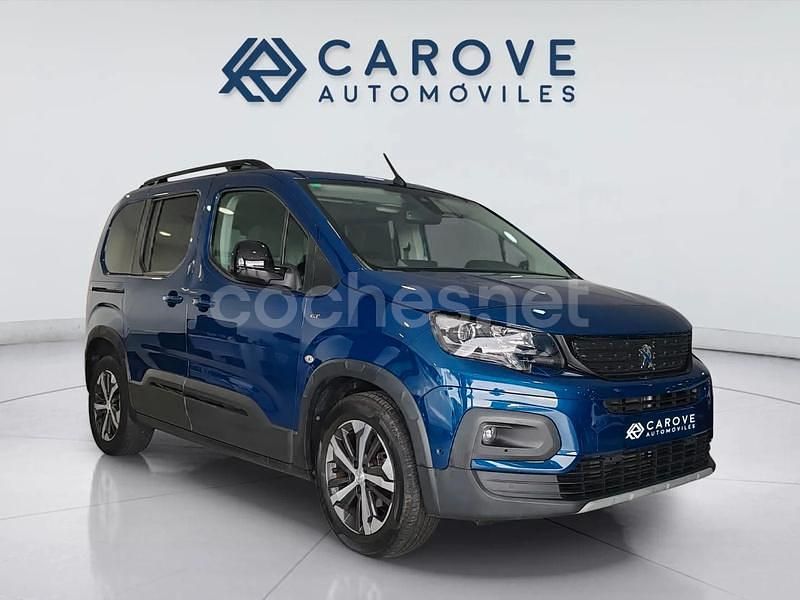 Usado Peugeot Rifter Allure 100 CV (73 kW) 2019 Azul Monovolumen