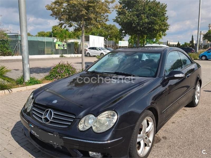 Usado Mercedes CLK500 Avantgarde 306 CV (225 kW) 2003 Negro Coupe