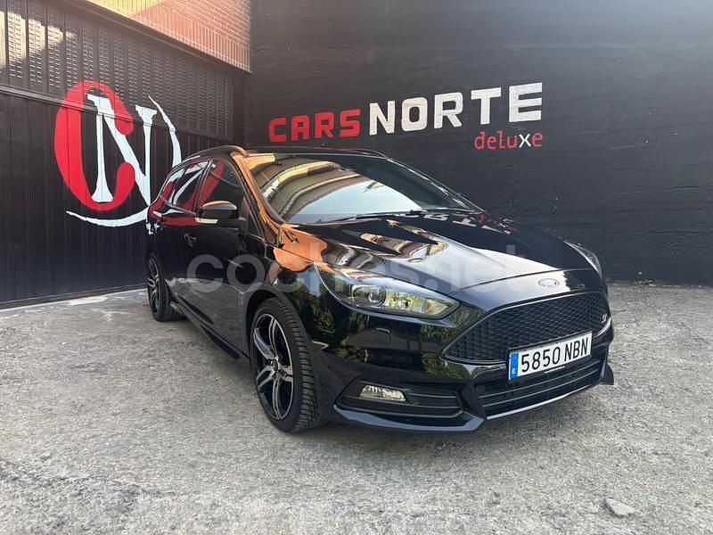 Negro Usado 2017 Ford Focus ST Familiar | 17.490 € (Buen precio) - Imagen 1/4