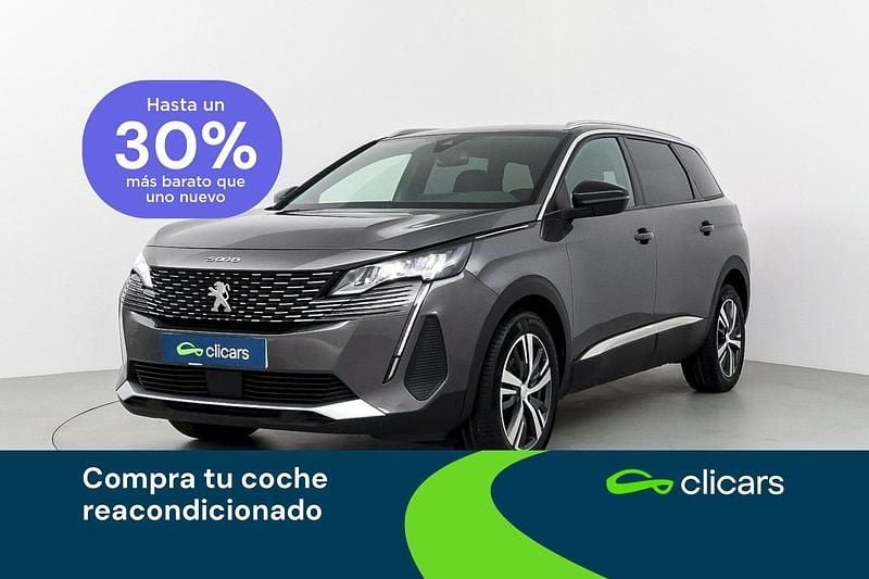 Gris / plata Usado 2024 Peugeot 5008 Allure Monovolumen | 25.490 € (Precio justo) - Imagen 1/4