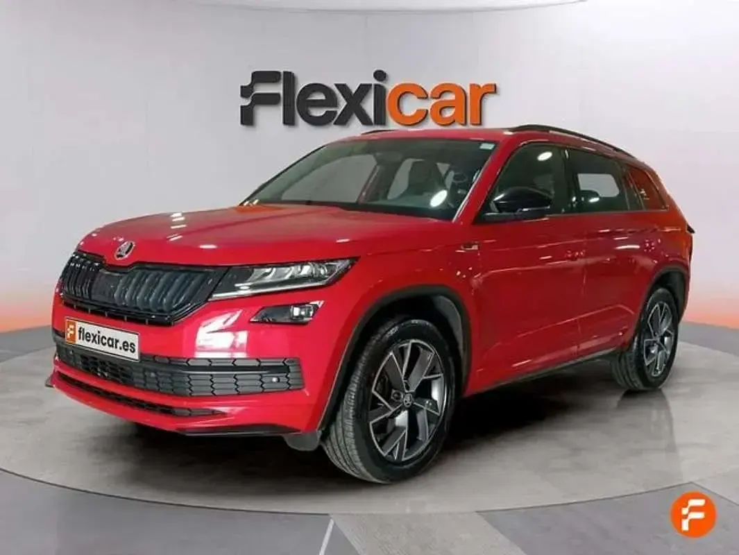 Usado Skoda Kodiaq SportLine 150 CV (110 kW) 2020 Rojo SUV
